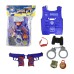 Set policia con accesorios x9 en blister